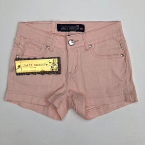 NWT Women's Pink Shorts "Paris Fashion" Size 3